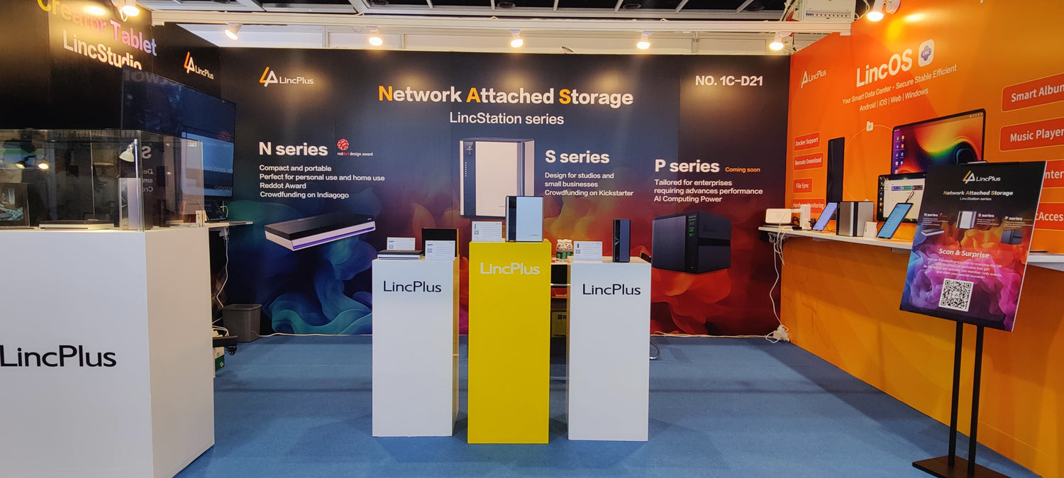 LincPlus Showcases Smart NAS and Tablet Solutions at 2025 Hong Kong Electronics Fair (Spring Edition)