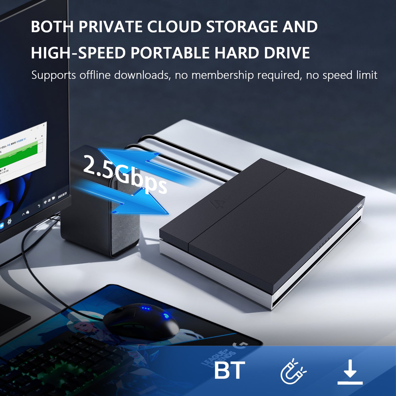 LincPlus LincStation N1 6-Bay NAS | 16GB RAM+128G ROM | Storage 6x8TB SSD (Diskless)