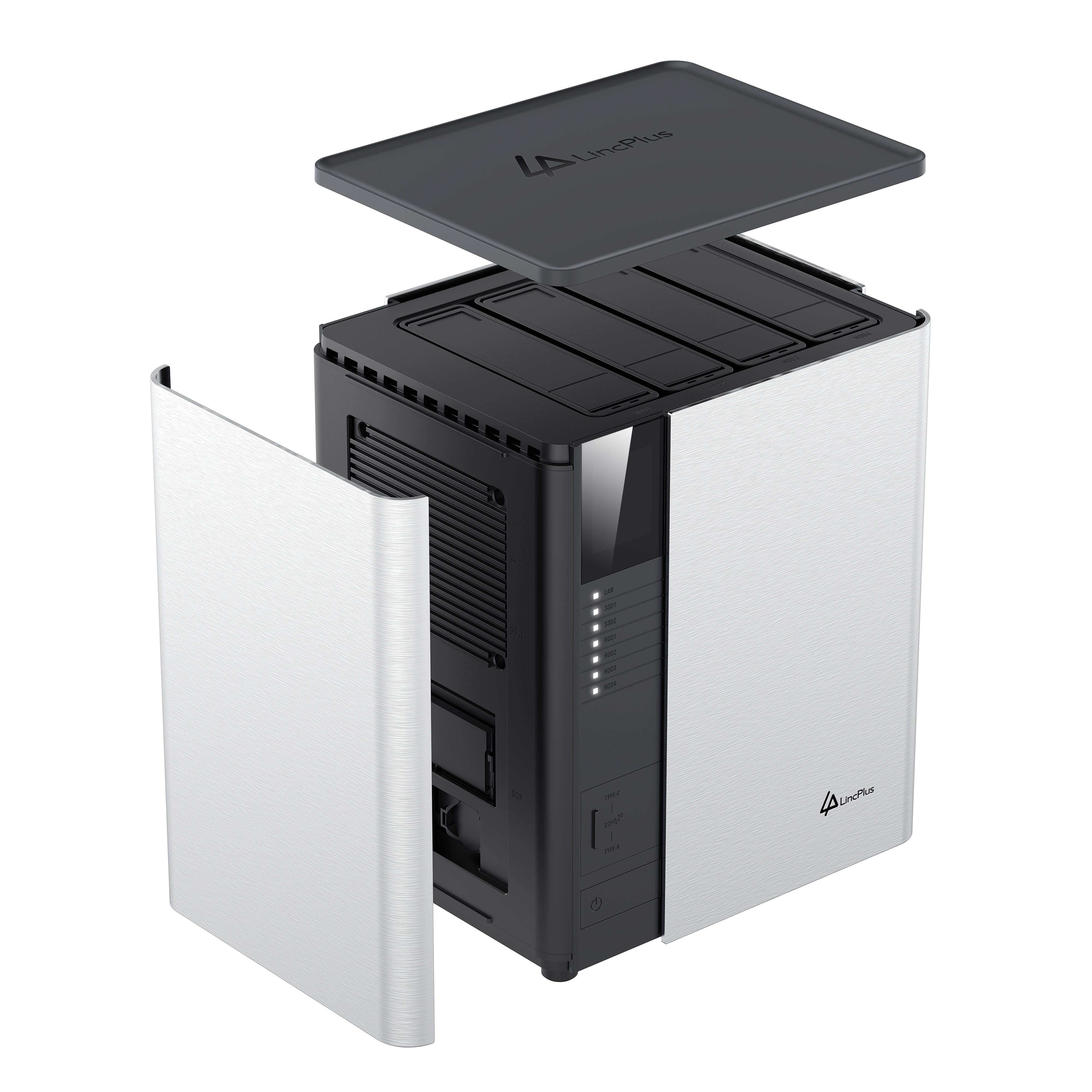 LincPlus LincStation S1 6-Bay NAS | 8GB RAM+128G ROM | Up to 112TB (Diskless)