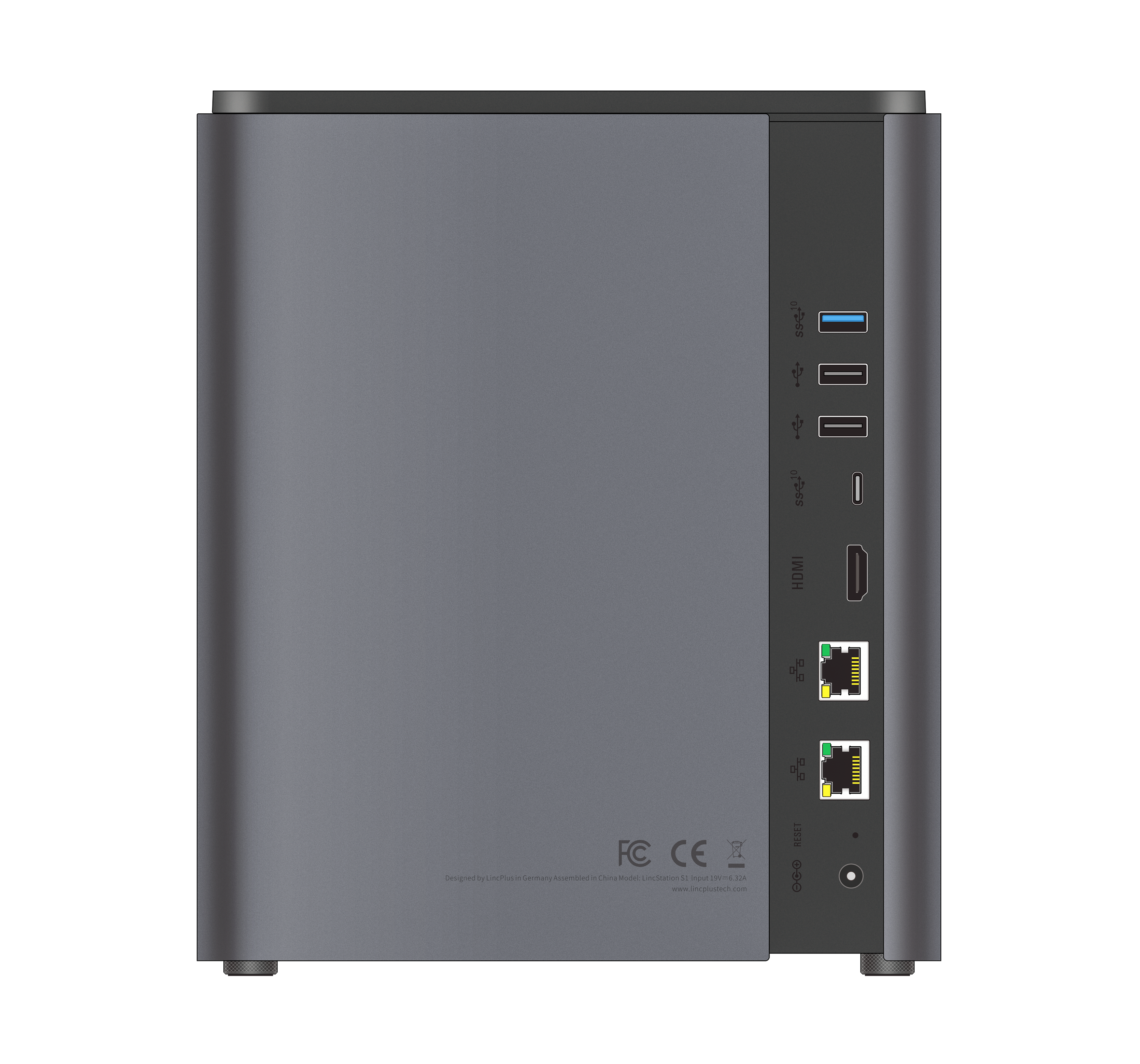 LincPlus LincStation S1 6-Bay NAS | 8GB RAM+128G ROM (Diskless)