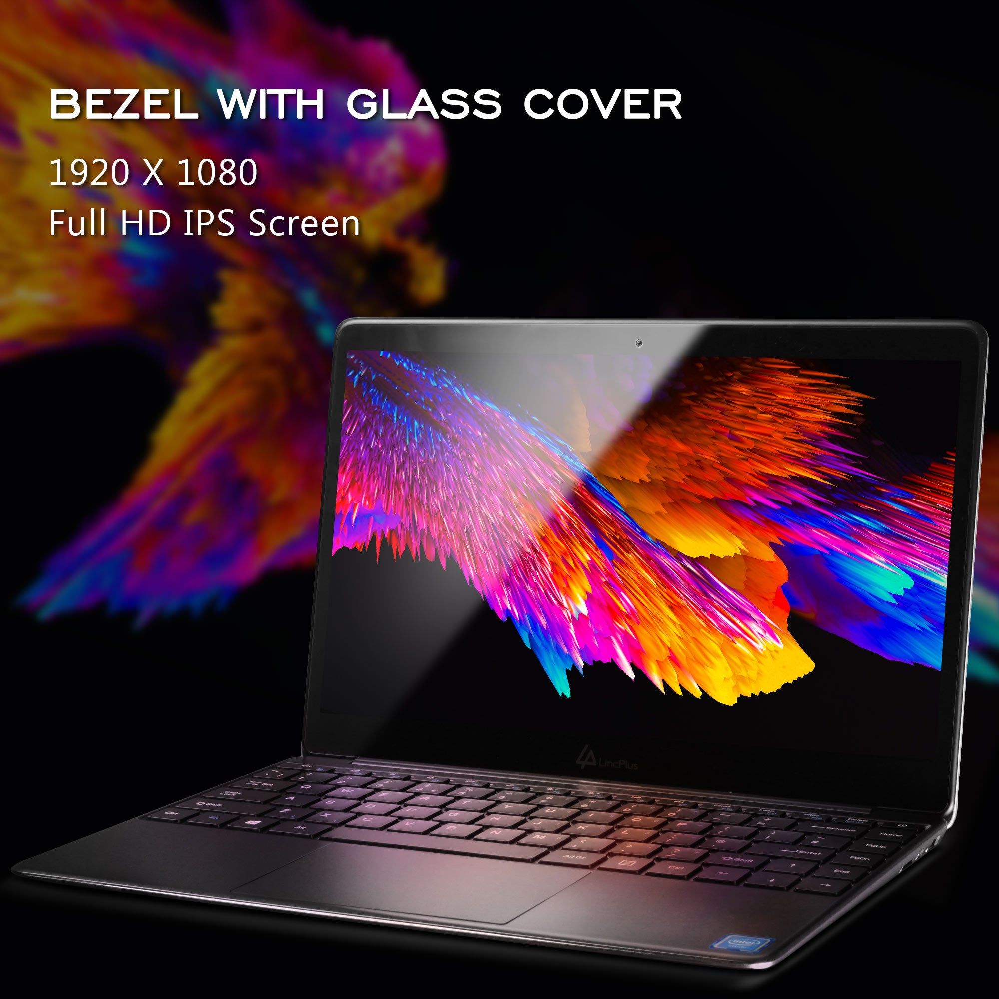 1080p laptop with glass cover