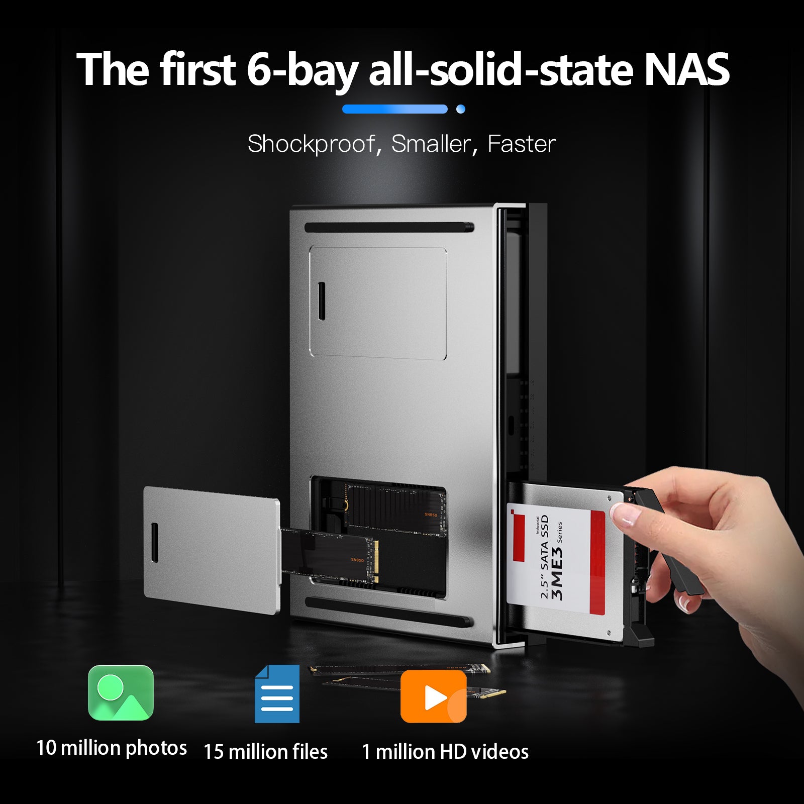 LincStation 【N1】 The world's first NAS with 6-bay all-solid-state drives